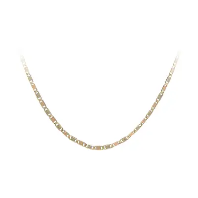 Dây Chuyền Razor Hai Tông Vàng