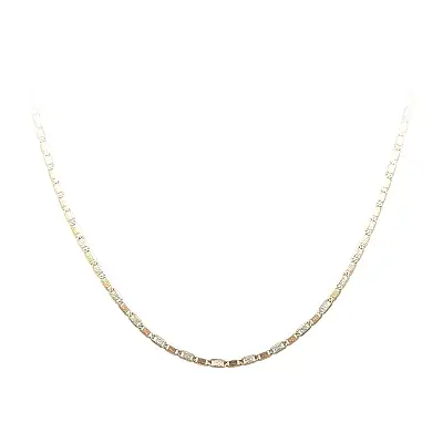 Dây Chuyền Razor Hai Tông Vàng