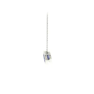 Mặt dây chuyền vàng trắng 18K với tanzanite 1,10 ct