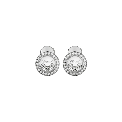 Vòng tai vàng Chopard Happy Diamonds 83A018-1201
