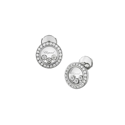 Vòng tai vàng Chopard Happy Diamonds 83A018-1201