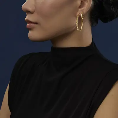 Vòng tai vàng Chopard Ice Cube 837702-0006