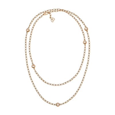 Vòng cổ Chopard Happy Diamonds bằng vàng 81A117-5001