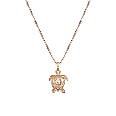 Vòng cổ Chopard Happy Diamonds hình rùa bằng vàng 79A187-5001