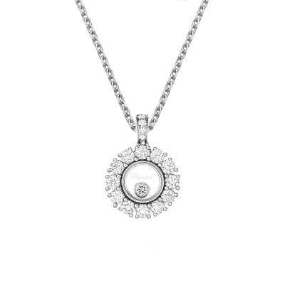 Vòng cổ Chopard Happy Diamonds bằng vàng 79A609-1001
