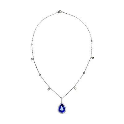 Sự kết hợp tinh tế giữa Tanzanite và kim cương trong thiết kế độc đáo