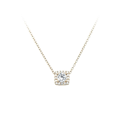 Vòng cổ vàng đính đá zircon