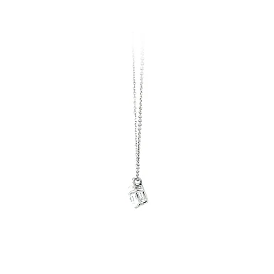 Vòng cổ vàng trắng zircon cho nữ