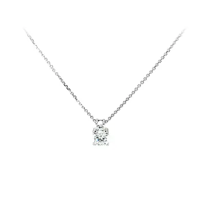 Vòng cổ với đá zircon trắng và vàng trắng