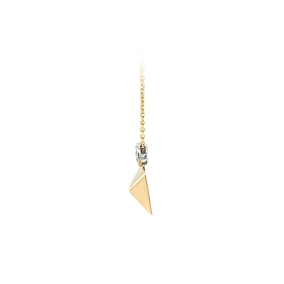 Vòng cổ đính đá zirconia bằng vàng