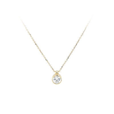 Vòng cổ vàng đính đá zircon