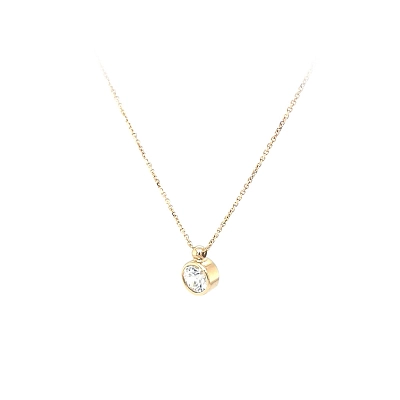 Vòng cổ vàng đính đá zircon