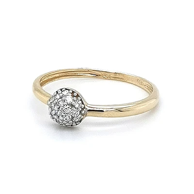 Nhẫn vàng đính đá zircon