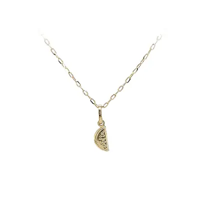 Dây chuyền vàng với mặt dây hình dưa hấu