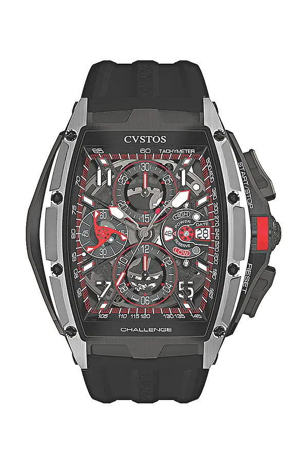 Cvstos Chrono Grey Brancard Đen Titan/Đen & Đỏ