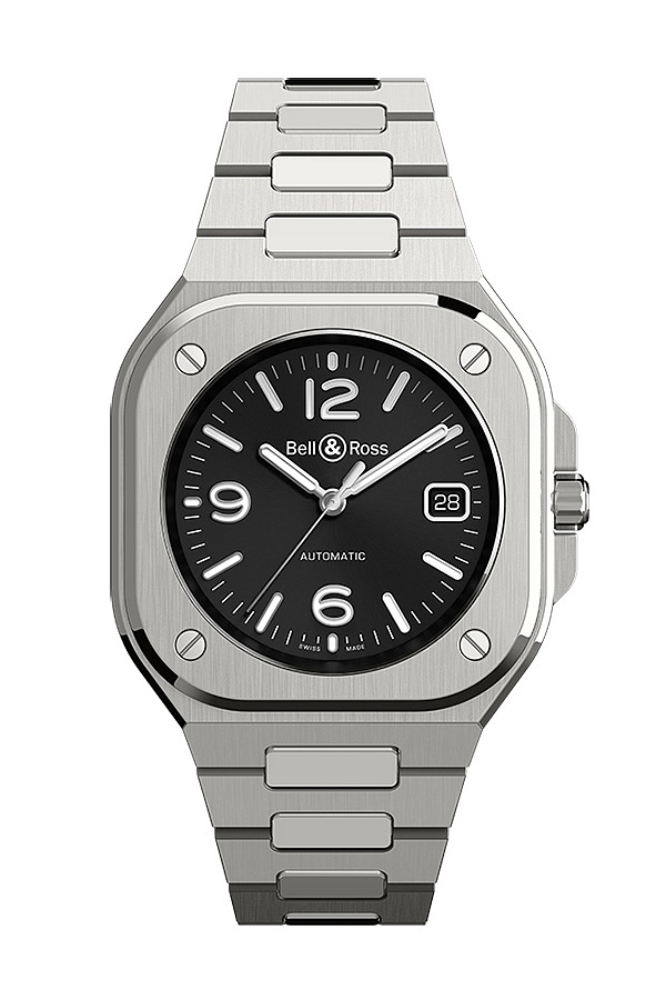 Bell &amp; Ross BR 05 Thép Đen BR05A-BL-ST/SST