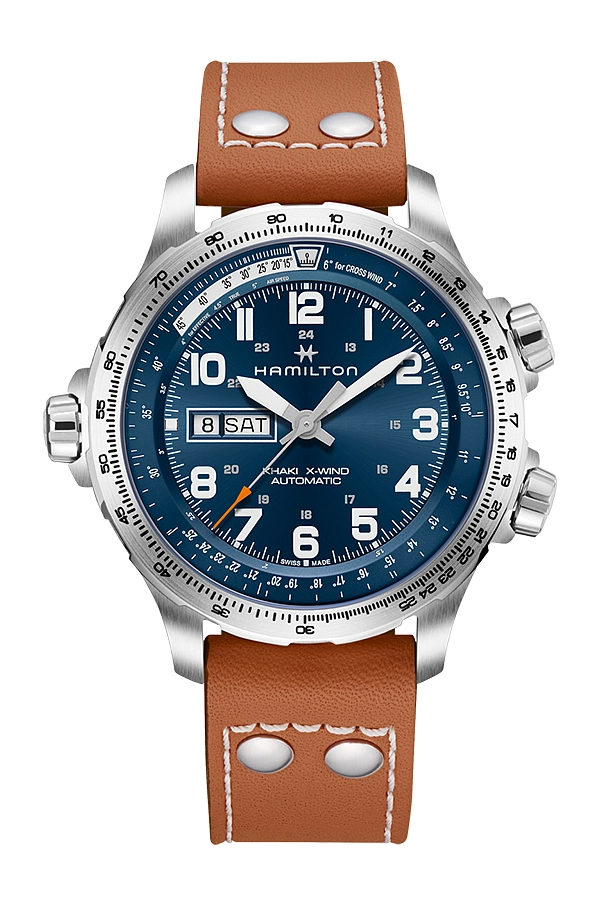 Hamilton Khaki Aviation X-Wind Ngày và Ngày trong Tuần H77765541