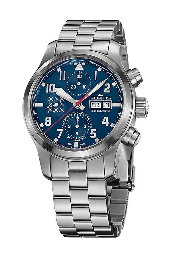 Đồng hồ bấm giờ Fortis PC-7 Team Chronograph Aeromaster 656.10.55 M