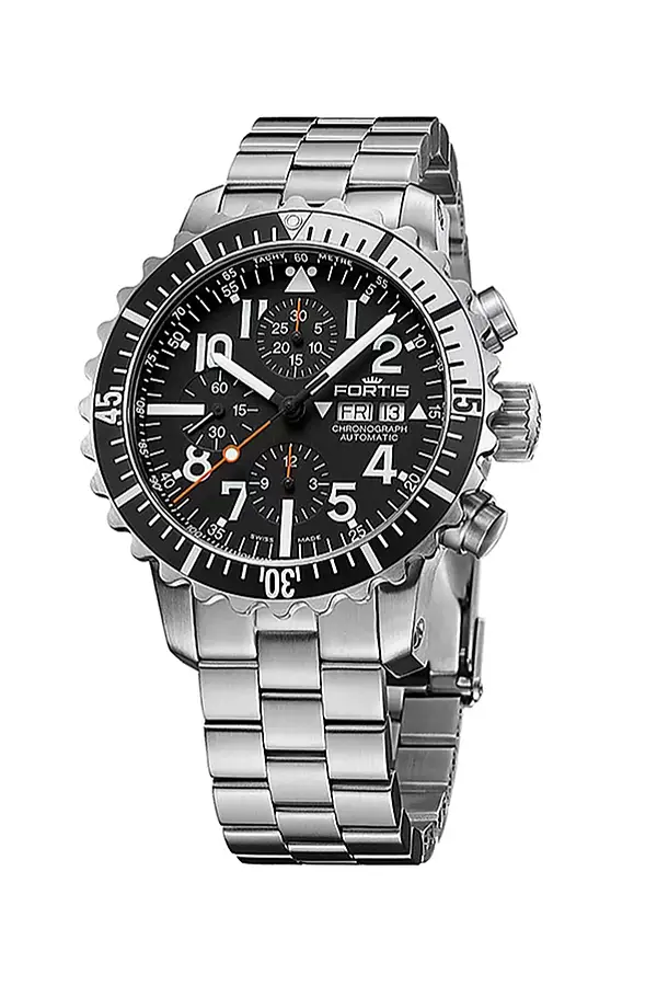 Fortis Marinemaster Bạc Chronograph 671.17.41 M