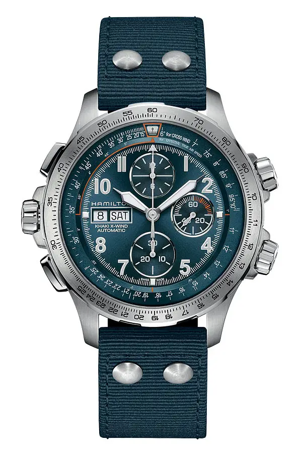 Hamilton Khaki Aviation X-Wind Đồng hồ tự động chronograph 45mm H77906940