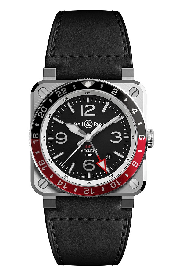 Bell &amp; Ross BR 03-93 GMT BR0393-BL-ST/SCA