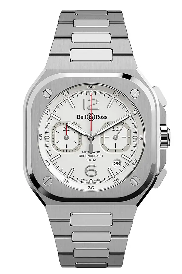 Bell &amp; Ross BR 05 Chrono White Hawk BR05C-SI-ST/SST