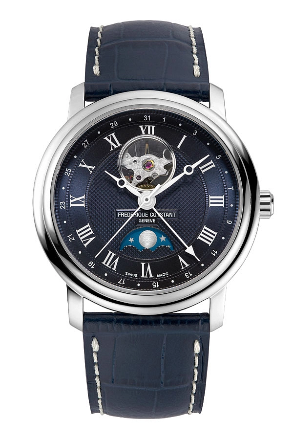 Frederique Constant Classics Heart Beat Mặt trăng và ngày FC-335MCNW4P26