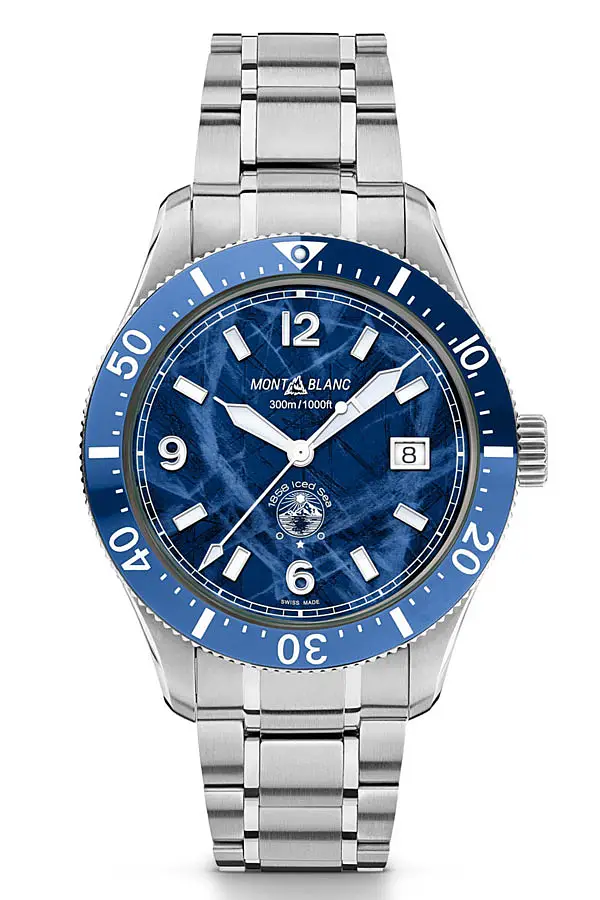 Montblanc 1858 Iced Sea Tự động hiển thị ngày 129369