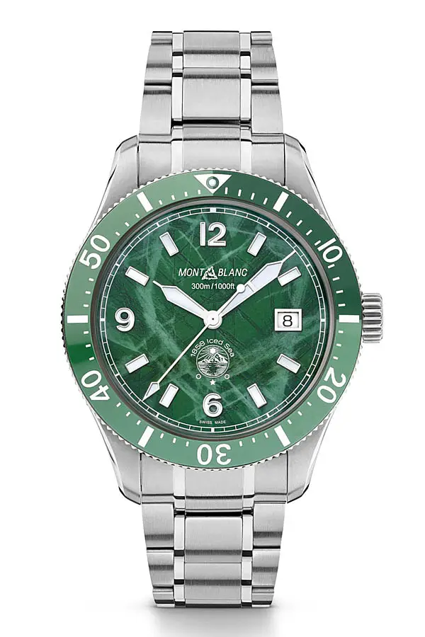 Montblanc 1858 Iced Sea Tự động hiển thị ngày 129373
