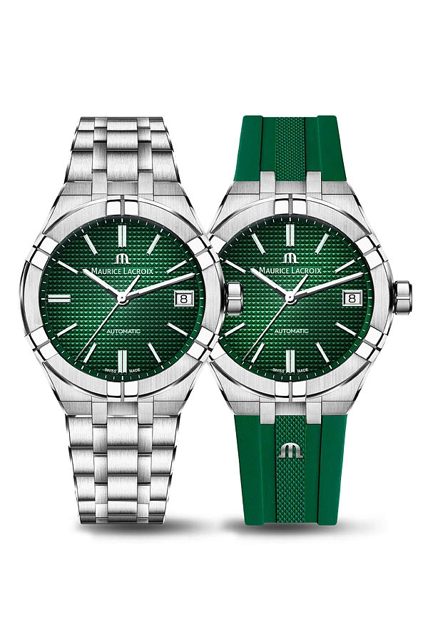 Maurice Lacorix Aikon Tự động hiển thị ngày 39mm AI6007-SS00F-630-D