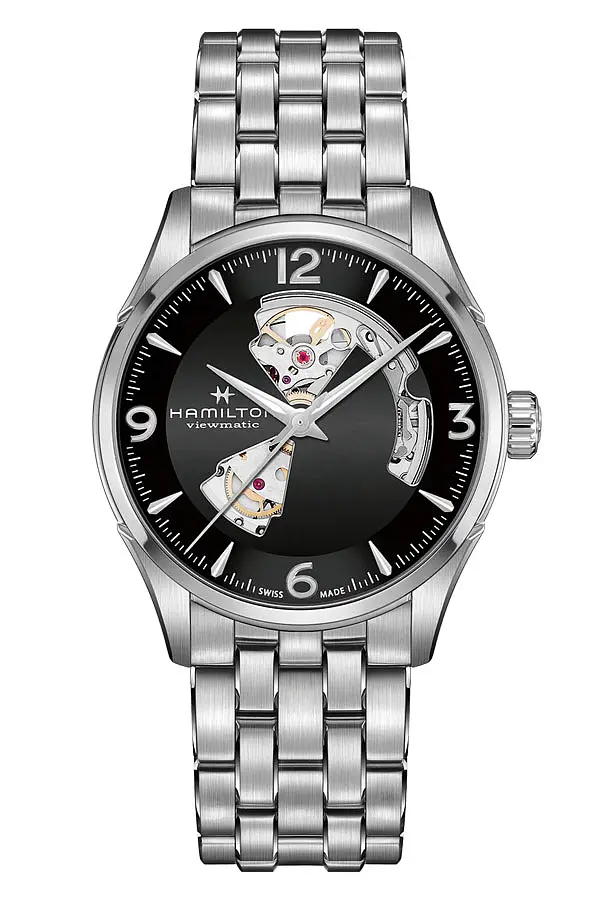 Hamilton Jazzmaster Mặt Trái Tim Mở Tự Động H32705131