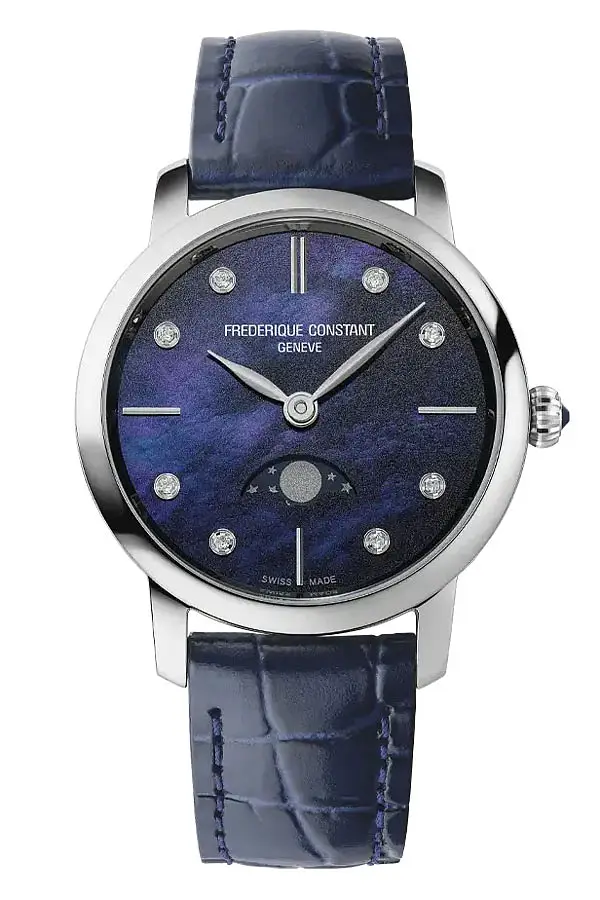 Frederique Constant Slimline Nữ Mặt Trăng FC-206MPND1S6