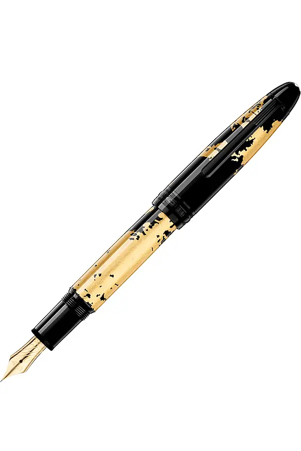 Montblanc Meisterstück Solitaire Calligraphy Vàng Lá Linh Hoạt 119700