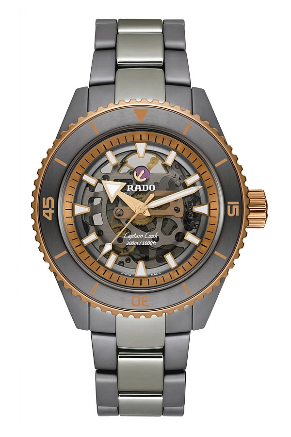 Rado Captain Cook Cao Cấp Gốm Skeleton R32148162