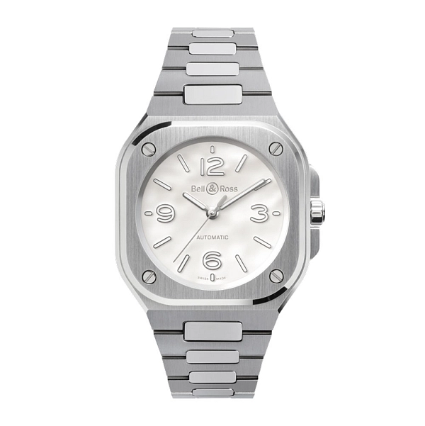 Bell &amp; Ross BR-05 36mm Mặt số ngọc trai thép BR05A-S-MP-ST/SST