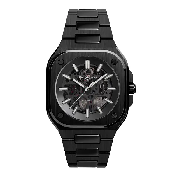 Bell &amp; Ross BR 05 Skeleton Đen Gốm BR05A-BL-SK-CE/SCE