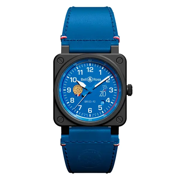 Bell &amp; Ross BR 03-92 Patrouille de France Kỷ niệm 70 năm BR0392-PAF7-CE/SCA