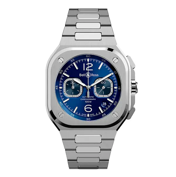 Bell &amp; Ross BR 05 Chono Blue Steel BR05C-BU-ST/SST