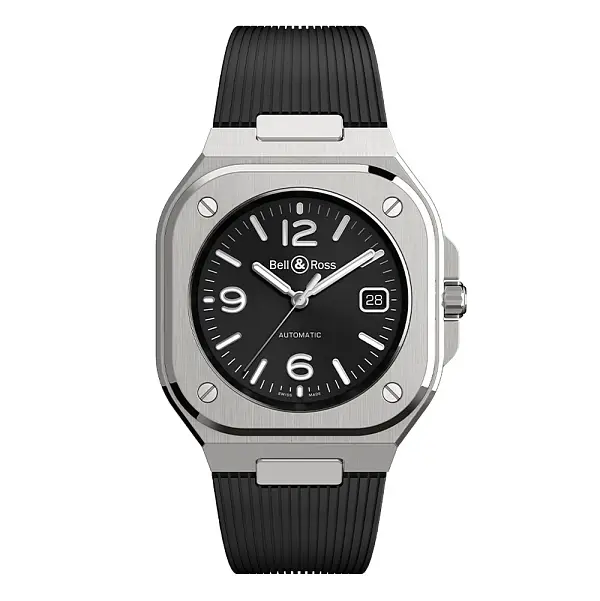 Bell &amp; Ross BR 05 Thép Đen BR05A-BL-ST/SRB