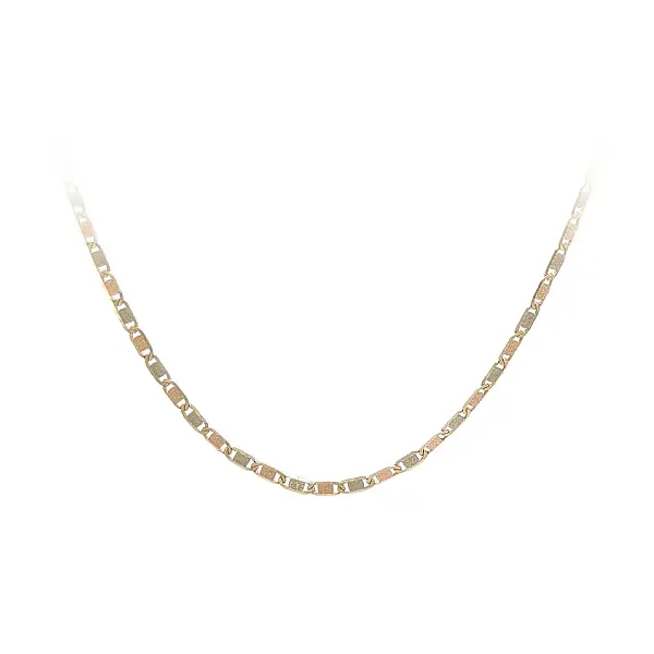 Dây Chuyền Razor Hai Tông Vàng