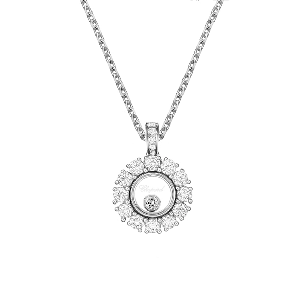 Vòng cổ Chopard Happy Diamonds bằng vàng 79A609-1001