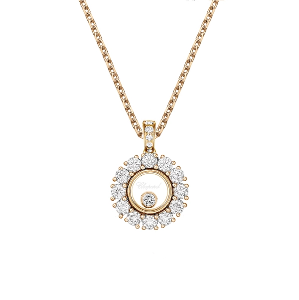 Mặt dây chuyền vàng Chopard Happy Diamonds 79A609-5001