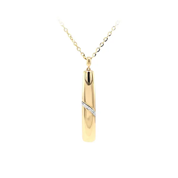 Vòng cổ vàng đính đá zircon