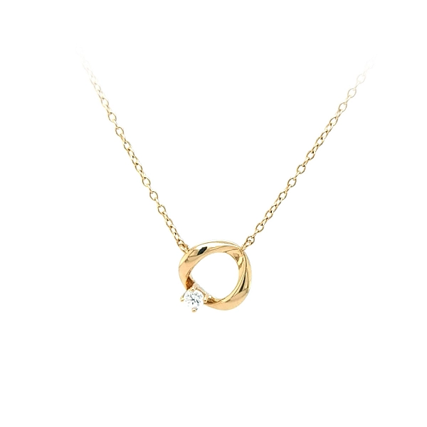 Vòng cổ vàng đính đá zircon