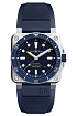 Bell &amp; Ross Diver Xanh BR0392-D-BU-ST/SRB