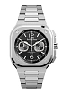 Bell &amp; Ross BR 05 Chrono Đen Thép BR05C-BL-ST/SST