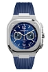 Bell &amp; Ross BR 05 Chrono Thép Xanh BR05C-BLU-ST/SRB
