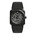 Bell &amp; Ross BR-03 Skeleton Lum Ceramic BR03A-LM-SKCE/SRB