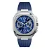 Bell &amp; Ross BR 05 Chrono Thép Xanh BR05C-BLU-ST/SRB