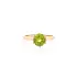 Nhẫn vàng hồng 18K gắn peridot 1,35 ct